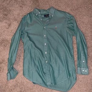 Men’s 15 1/2 32-33 button down Polo dress shirt